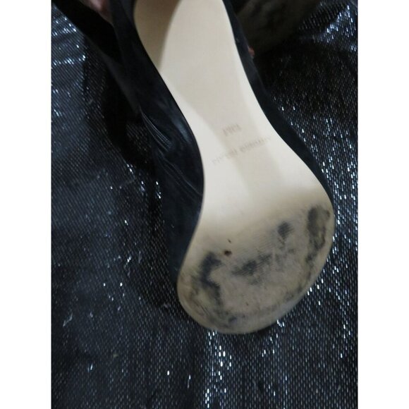 BOGO Antonia Melani Mixed Italian Suede Leather Heeled Knee Boots size 10 - Picture 8 of 8